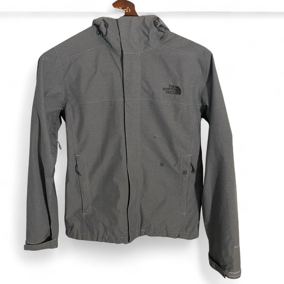 The‎ North Face Men's Small Jacket Dryvent Grey Full Zip Hoodie Pockets - Picture 1 of 9